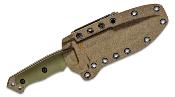 HBBMIK03OD Poignard Halfbreed Blades Medium Infantry Od Green Lame Acier K110 Combo Etui Kydex Made Australia - Livraison Gratuite