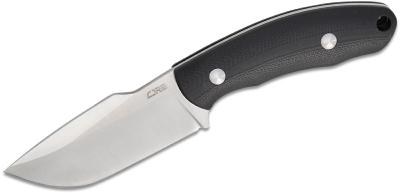 J1958BK Couteau CJRB Mutt Lame Drop Point Harpoon AR-RPM9 Sand Polish Manche G10 Noir Étui Kydex  – Livraison Gratuite