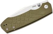 J1962GN Couteau CJRB Kestrel Lame Acier AR-RPM9 Manche G10 Green Linerlock - Livraison Gratuite