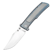 K1108B2 Couteau Kansept Bison Bowie CPM-S35VN Manche Titane Sécurité Frame Lock - Livraison Gratuite