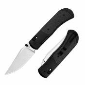 KI4761A4 Kizer Tycho – Couteau Pliant Lame Acier M390 Manche Titane + Fibre de Carbone Clutch Lock – Livraison gratuite