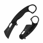 KIV2702A3 Kizer Dodo Karambit | Couteau Pliant | Lame Acier Nitro-V Black | Manche G10 Noir | Liner Lock - Livraison Gratuite