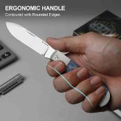 KIV3760A2 Kizer Trestle D – Couteau Lame Acier Nitro-V Satin Drop Point Manche Aluminium Gray Micarta Vortex Slipjoint Nail Nick – Livraison Gratuite