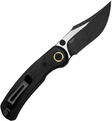 KIZXFK03M1 Couteau Kizer Pioneer ZX | Lame Acier 14C28N Satin Manche G10 Noir Linerlock | Livraison Gratuite