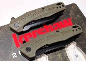 KS7018 Set de 2 Couteaux Kershaw Holiday Pack | Lame Acier 3Cr13 Black Oxide | Manche GFN Olive | O/A | Livraison Gratuite