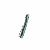 KU236Q Kubey Noble – Couteau pliant Liner Lock Lame Acier 14C28N Blackwash Manche Jade G10 - Livraison Gratuite