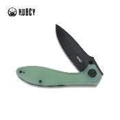 KUB314C Couteau Kubey Ruckus Jade Lame Acier AUS-10 IKBS  - Livraison Gratuite