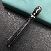 KUB314F Kubey Ruckus – Couteau Liner Lock | Lame Drop Point AUS-10 | Manche G10 Noir | Bearing - Livraison Gratuite