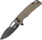 KUB316F Couteau Pliant Kubey RDF Tan Lame Acier AUS-10 Blk IKBS - Livraison Gratuite