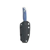 KUB357D Couteau Kubey Dust Devil Blue Lame Spear Point Acier 14C28N Manche Micarta Étui Kydex – Livraison Gratuite