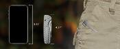 KUB383F Bubey Bluff – Couteau Pliant EDC Crossbar Lock | Lame Drop Point S35VN Beadblast | Manche Titane Gris - Livraison Gratuite