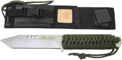 L97062A Couteau Tactical Linton Cutlery Hedgehog Tanto Lame Acier 420J2 Etui - Livraison Gratuite