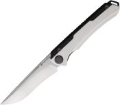 MAXMM281A Couteau Maxace Kestrel Noir et G-10 Blanc Lame Acier acier CPM MagnaCut - Livraison Gratuite