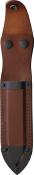 MR727 — Couteau Marbles Skinner Lame Acier D2 Satin Skinner Manche Micarta Noir Garde Laiton Etui Cuir Chasse Bushcraft Livraison Gratuite