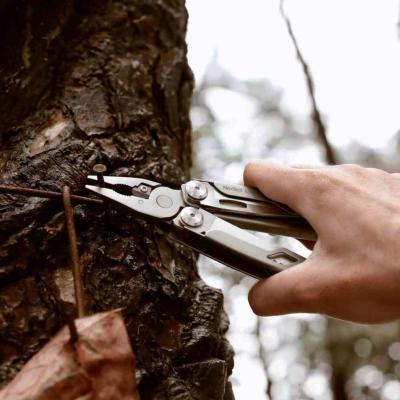 NTL20203B NexTool Flagship Pro – Multitool 16-en-1 Hazelnut & Coral – Acier 5Cr15MoV / 30Cr13 – Ciseaux NEX-SCISSORS – Étui Nylon – Livraison Gratuite