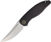 PFKP06DMS Couteau Petrified Fish Simum Black Lame Acier K110 Poignée Micarta IKBS - Livraison Gratuite