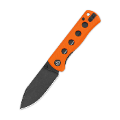 QS150B2 Couteau QSP Canary Orange Folder Lame Acier 14C28N Blackwash IKBS - Livraison Gratuite 