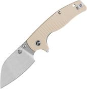 QS163B1 Couteau QSP Chefmaster Ivory Lame Acier Sandvik 14C28N - Livraison Gratuite