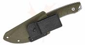 QS169B1 Couteau QSP Tiny Tot | Lame Acier 10Cr15MoV Drop Point| Manche G10 OD Green | Étui Kydex - Livraison Gratuite
