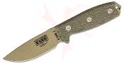 RC3PDT ESEE Knives ESEE-3P-DT | Couteau Fixe Tactique | Lame Acier 1095 Carbone Desert Tan | Manche Micarta | Étui OD Green USA - Livraison Gratuite