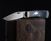 RRR012 Couteau Rough Ryder Reserve Denim Micarta Lame Acier D2 - Livraison Gratuite