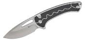 S24082A1 Couteau SENCUT Squiggy Lame en Acier 9Cr18MoV Manche en G-10 Noir/White Pivot Roulements à Billes - Livraison Gratuite