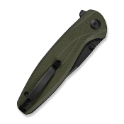S251041 SENCUT Vyrce Couteau Lame Acier D2 Black Finish Manche G10 OD Green Linerlock Thumb Stud - Livraison Gratuite