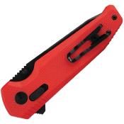 SOG12570857 — Couteau SOG Vision LTE XR Lock Red Lame Acier CTS-XHP Tanto Noire Manche G10 Rouge Thumb Stud Livraison Gratuite