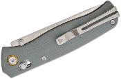 SRM255LGT2 Couteau SRM 255L-GK Gray Lame Drop Point Acier 10Cr15CoMoV Sécurité Ambi-Lock - Livraison Gratuite