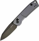 SRM7229AK Couteau SRM Scout | Lame Acier 14C28N DLC Black | Manche G10 Gray Frag Pattern | Ambi Lock | Livraison Gratuite