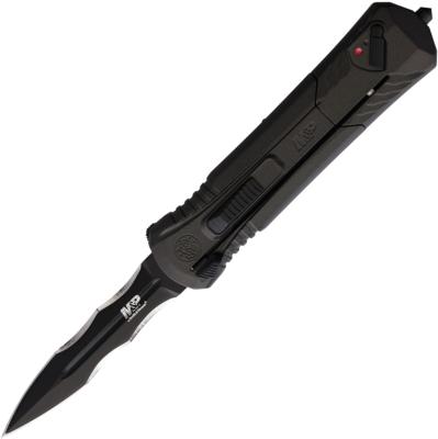 SW1160824 Couteau OTF Smith&Wesson M&P Automatique Lame Dague Serrated Acier AUS-8 - Livraison Gratuite