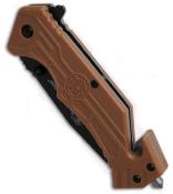 SWP1200647 Couteau Smith&Wesson H.R.T. A/O Lame Tanto Serr Inox Brises Vitres - Livraison Gratuite 