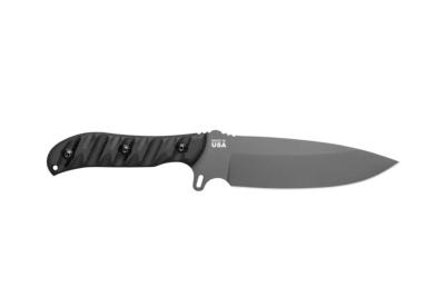 TPHERO03C Couteau Tops Knives Silent Hero-03 Lame Acier Carbone 1095 Etui Cuir Made In USA - Livraison Gratuite