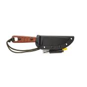 TPTLTOB Couteau Fixe TOPS Lite Trekker OB Lame Acier 1095 Manche Micarta Brun Étui Kydex Made In USA - Livraison Gratuite