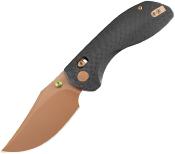 TVJM15CG14 — Couteau Trivisa Hippo Crossbar Lock Lame Acier 14C28N Stonewash Clip Point Manche G-10 Noir Chasse Bushcraft Livraison Gratuite