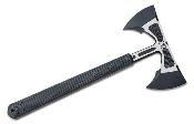 UC3429 Hache United Cutlery M48 Liberator Double Headed Infantry Tomahawk Lame Acier Inox Etui Nylon - Livraison Gratuite