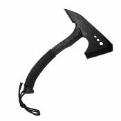 USMAXE3001BK USMC | Hache Tactique | Tête Tomahawk Acier 3Cr13MoV Black Oxide | Manche Corde | Étui Nylon - Livraison Gratuite