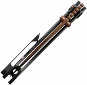VOSA2103 Couteau Vosteed Vallhund | Lame Clip Point Acier S35VN Copper Dune | Manche Black Titanium Frame Lock - Livraison Gratuite