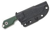 VOSD0601 Couteau Vosteed Quokka-O Bowie Lame Acier 14C28N Micarta Green Housse Kydex - Livraison Gratuite