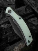 WE19022F4 Couteau We Knife Snick Jade G10/Titane Lame Acier CPM 20CV IKBS - Livraison Gratuite 