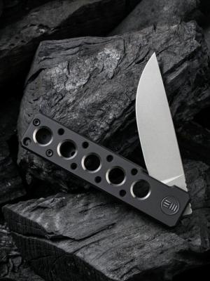 WE2101B Couteau We Knife Co Ltd Miscreant 3.0 Black Lame CPM 20CV Manche Titane - Livraison Gratuite