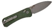 WE230753 Couteau We Knife Banter 2 Crossbar Lock Lame Drop Point Acier S35VN Manche Micarta Green Pivot Céramique - Livraison Gratuite