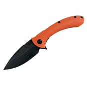 Couteau ABKT Tac Protector II Orange G10 Lame Acier D2 AB023H - Livraison Gratuite