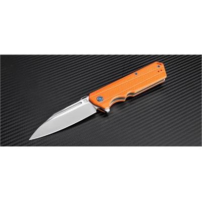 Couteau Artisan Littoral Acier D2 Manche Orange G-10 Pivot Céramique ATZ1703POE - Free Shipping