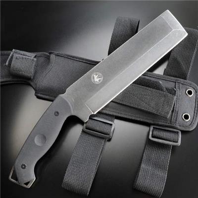 Couperet Machette Combat Ready Cuma Battle Cleaver Acier 5160 Manche G-10 Etui Tactical CBRCBC01 - Free Shipping