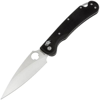DGRFM022SBKS — Couteau Daggerr Sting Slim Lame Acier VG-10 Satiné Manche G10 Noir Crossbar Lock Livraison Gratuite