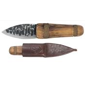 Couteau Condor Otzi Carbone 1095 Etui Cuir Made El Salvador CTK392222 - Free Shipping