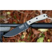 Couteau ESEE 6 Modified Handle Lame Acier Carbone 1095 Manche Micarta Etui Cuir Made USA ES6HM - Free Shipping