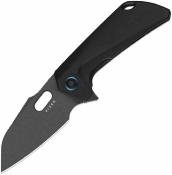 KI3701A2 Couteau Kizer Takahe | Lame Acier S35VN Matte DLC | Manche Titane Noir | Livraison Gratuite