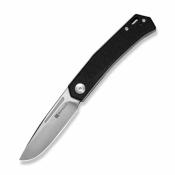 S250891 Couteau Sencut Braxx Black | Lame Clip Point Acier D2 Satin | Slipjoint & Manche G10 Black - Livraison Gratuite